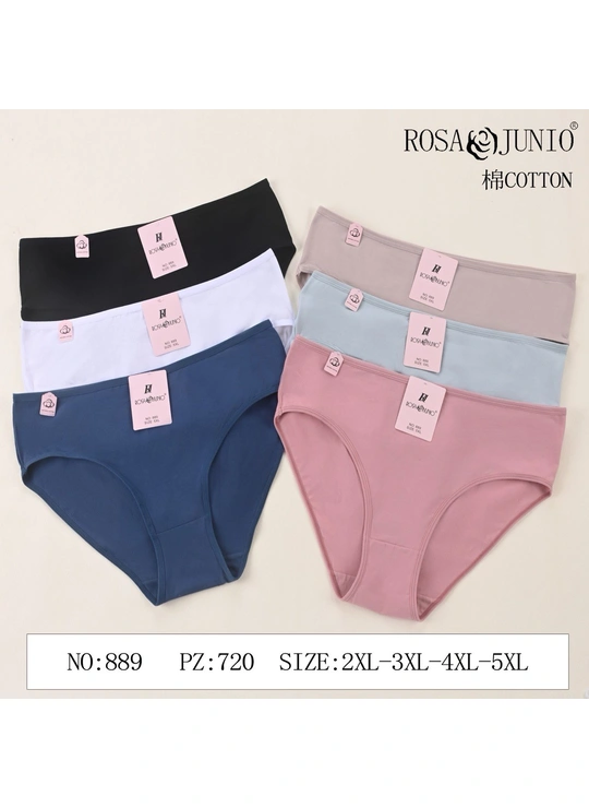 Батальні розміри Труси жіночі Rosa junio 889 2б - жіноча білизна оптом у Dolche Noche