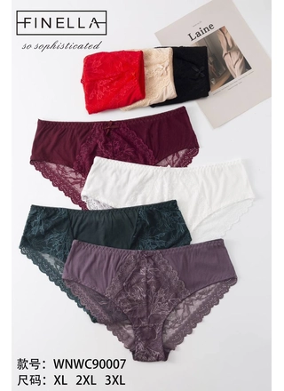 Фото FINELLA Трусики мереживо FINELLA 90007 7д Різні кольори () – Кружевные, цвет <color>, цена <currency>