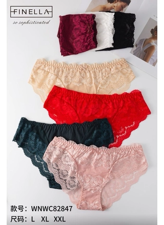 Фото FINELLA Женские кружевные трусики Finella 82847 1ф (22137) – Кружевные, цвет <color>, цена 62.04<currency>