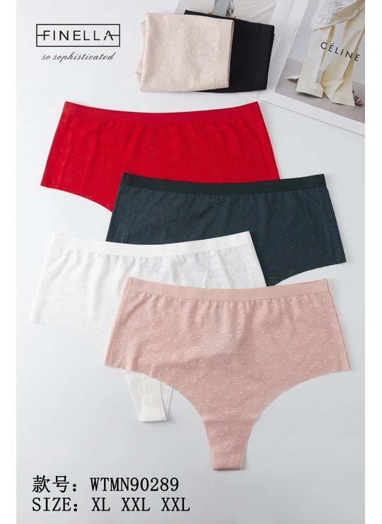 Бесшовные трусикиТрусы бесшовные FINELLA 90289 12д - женское белье оптом в Dolche Noche