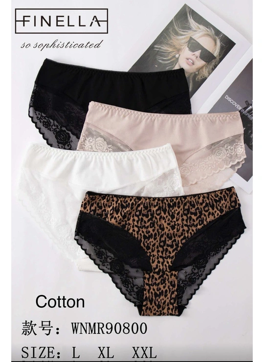 Мереживні Жіночі мереживні трусики Finella 90800    6в - жіноча білизна оптом у Dolche Noche