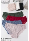 НормаЖіночі трусики FINELLA 90761   3д Різні кольори - женское белье оптом в Dolche Noche