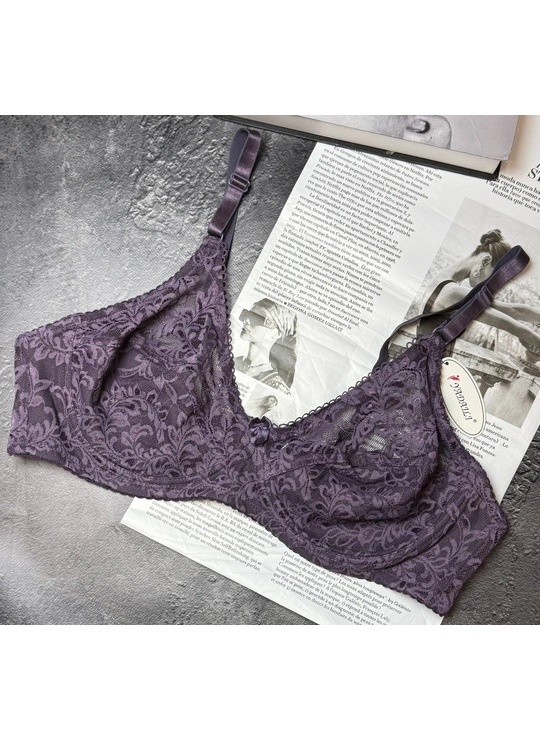 Чашка ЕБюстгальтер на кісточці E. YADAILI 5013 3,1 Темно фиолетовый - женское белье оптом в Dolche Noche