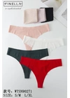 Безшовні трусики Труси безшовні FINELLA 90271 4С Різні кольори - жіноча білизна оптом у Dolche Noche