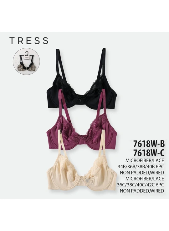 Чашка B Бюстгальтер жіночий TRESS 7618 - жіноча білизна оптом у Dolche Noche