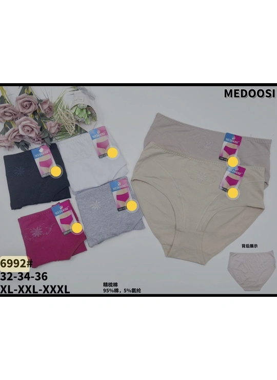 Батальні розміри Жіночі трусики MEDOOSI 6992 13в - жіноча білизна оптом у Dolche Noche