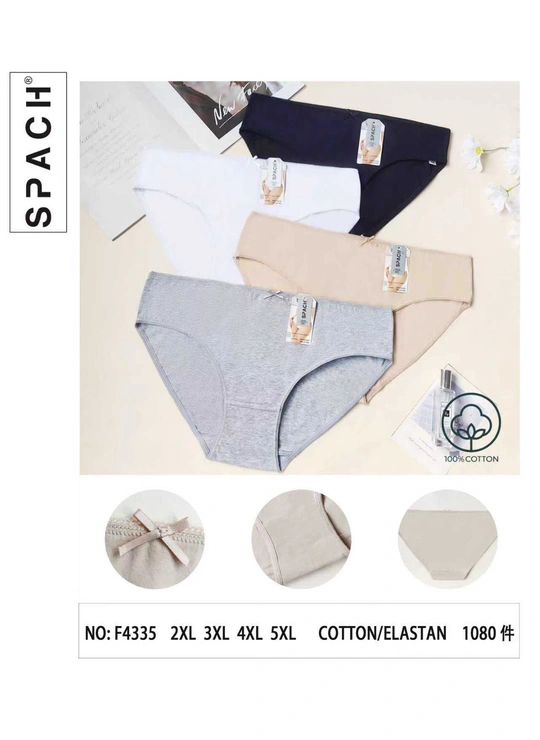 Батальные размерыТрусы женские SPACH 4335 6б - женское белье оптом в Dolche Noche