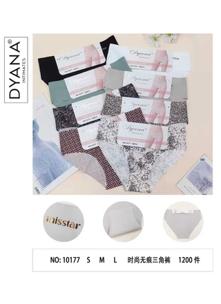Фото Dyana Жіночі безшовні трусики Dyana 10177 5в Різні кольори (23314) – Безшовні трусики, колір <color>, ціна 43.29<currency>