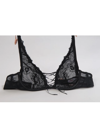 Фото GUIMEIQI Бюстгальтер мягкая чашка GUIMEIQI 0010 8.4 Чорний (13098) – Мереживні, колір <color>, ціна 174.00<currency>
