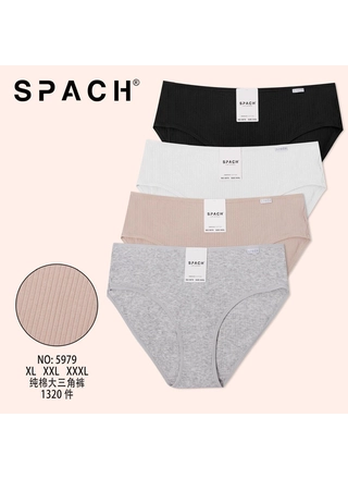 Фото SPACH Труси жіночі SPACH 5979 13с Різні кольори (20728) – Батальні розміри, колір <color>, ціна 47.03<currency>