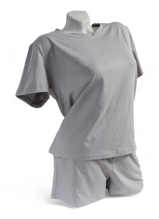 Фото ЦаЦа Жіночий домашній комплект футболка + шорти 4757 (21671) – Піжами, колір <color>, ціна 327.18<currency>