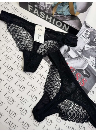 Фото HONS Мереживні трусики HONS P6005 7д (21014) – Мереживні, колір <color>, ціна 42.46<currency>