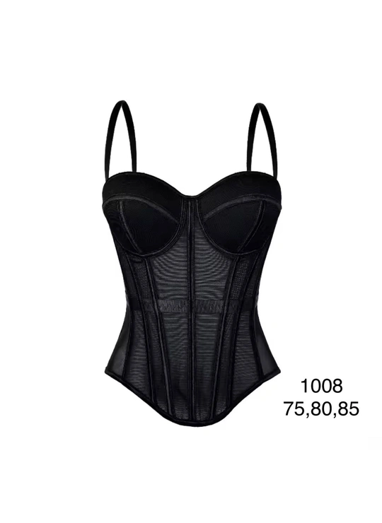 Корсети Корсет жіночий 1008 Чорний - жіноча білизна оптом у Dolche Noche