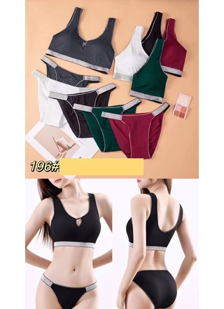 Фото YADAILI Комплект Топик-трусики Yadali 196 14,3 (17621) – Топ + трусы, цвет <color>, цена 138.18<currency>