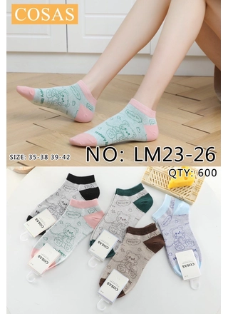 Фото Cosas Носки женские COSAS LM23-26 (15352) – Весна-осень, цвет <color>, цена 26.84<currency>