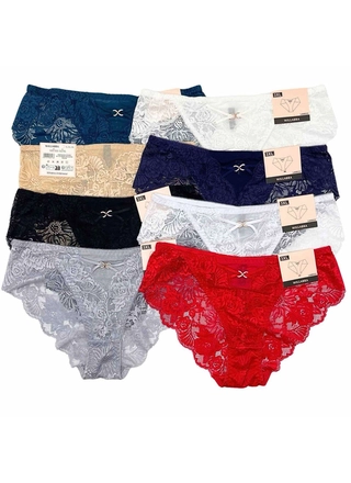 Фото WILLABRA Ажурные женские трусы WILLAIRA 8022 5б (22111) – Батальные размеры, цвет <color>, цена 71.94<currency>