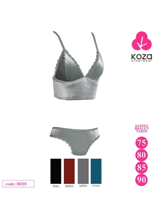 Фото KOZA 80215 Комплект Бралет Велюр KOZA (6740) – Чашка B, цвет <color>, цена 221.76<currency>