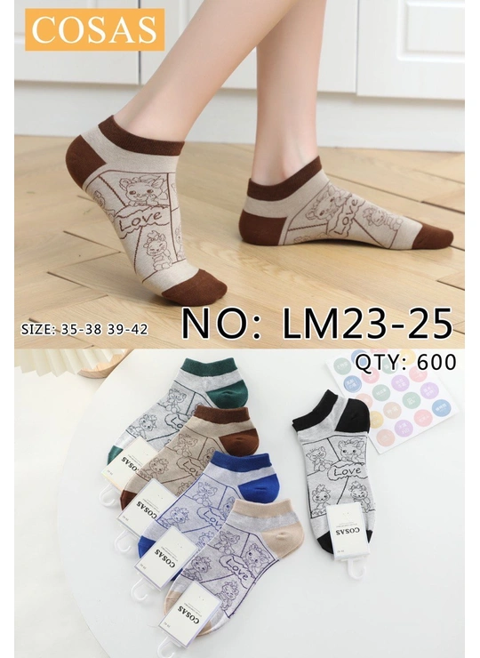 Весна-осеньНоски женские COSAS LM23-25 Различные цвета - женское белье оптом в Dolche Noche