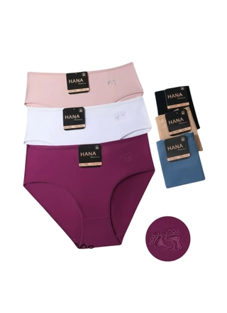 Фото HANA Труси жіночі HANA Cotton 3889 10в Різні кольори (8991) – Батальные размеры, цвет <color>, цена 48.96<currency>
