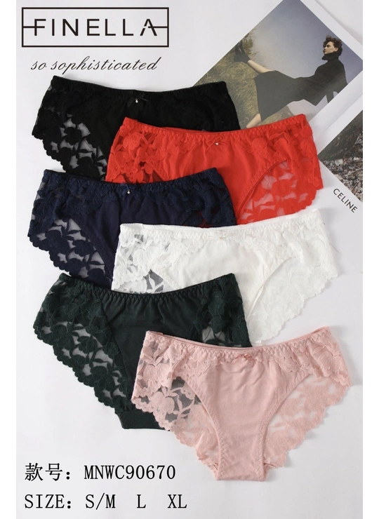 Мереживні Мереживні трусики Finella 90670  7с - жіноча білизна оптом у Dolche Noche