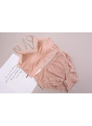 Фото Без Бренда Комплект Топ-Трусики LUCKY *521 Бежевий (11885) – Топ + труси, колір <color>, ціна 138.54<currency>