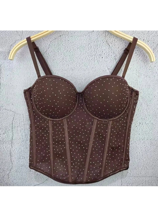 Корсети Корсет жіночий 1097 Коричневий - жіноча білизна оптом у Dolche Noche