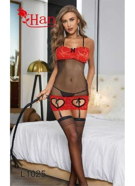Эротические комплектыКомплект белья 1025 - женское белье оптом в Dolche Noche