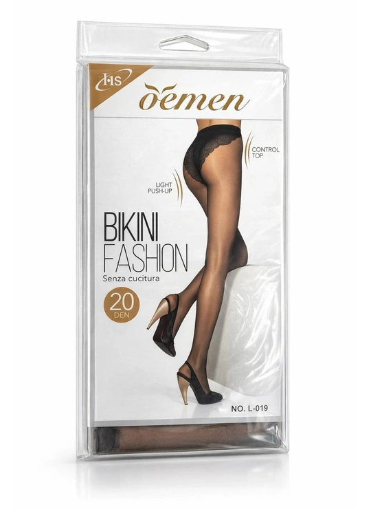 Колготки Жіночі колготки Oemen Bikini Fashion 20 den Модель L-019 - жіноча білизна оптом у Dolche Noche