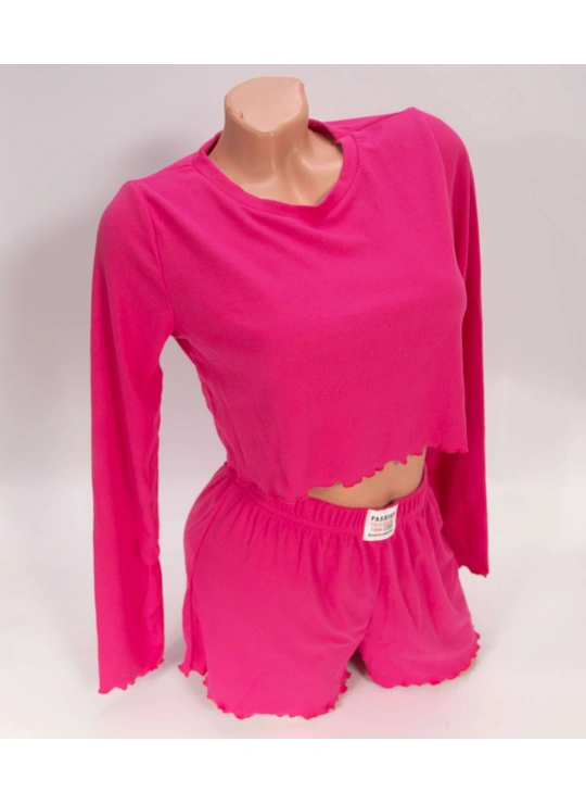 ПижамыПижама в рубчик TsaTsa 4725 - женское белье оптом в Dolche Noche