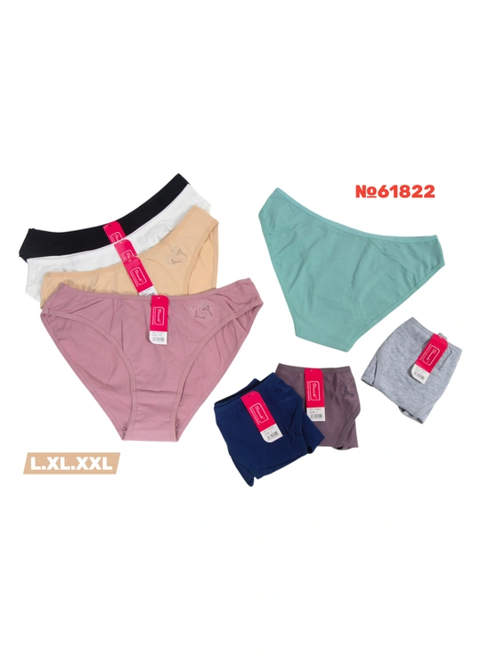 НормаЖенские трусики Dieanshi 61822 5д - женское белье оптом в Dolche Noche