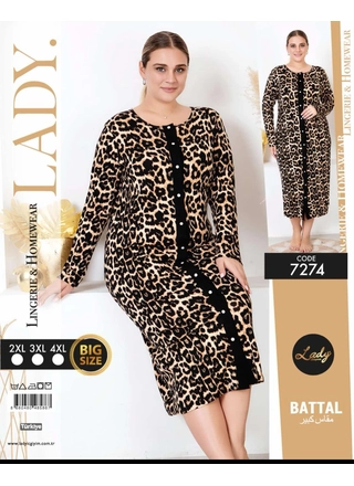 Фото LADY Платье больших размеров LADY 7274 (20615) – Ночные рубашки, цвет <color>, цена 540.96<currency>
