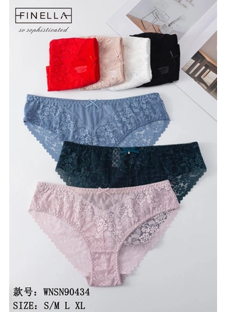 Фото FINELLA Трусики женские FINELLA 90436 8в (22351) – Норма, цвет <color>, цена 57.42<currency>