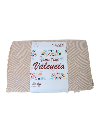 Фото Без Бренда Плед 'Валенсия 'PARQUET' 140/200 бел-песок. (21354) – Одеяла, цвет <color>, цена 384.82<currency>