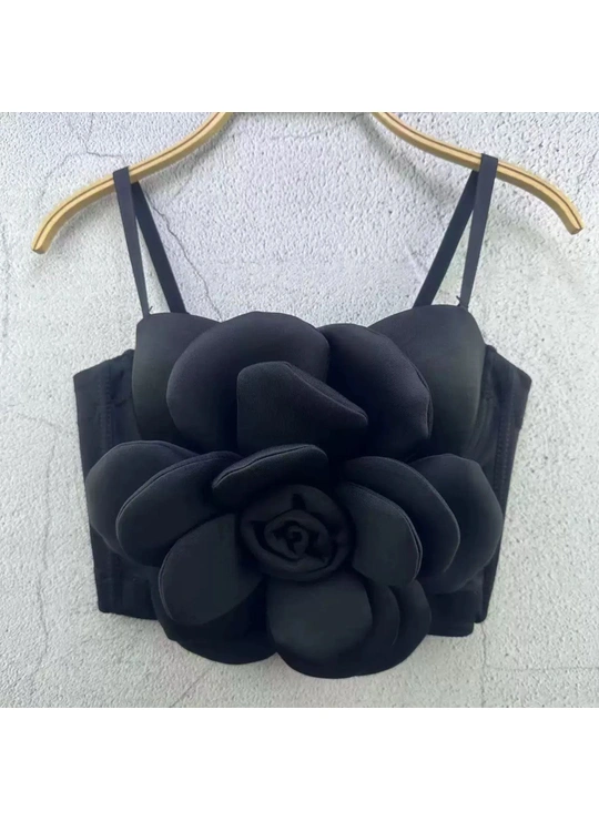 Корсеткорсет с объемным цветком 7730 - женское белье оптом в Dolche Noche