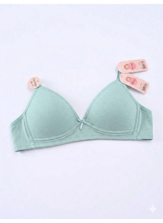 Чашка А Підліткові бюстгальтери Lunna Cotton Comfort 1318 Зелений - жіноча білизна оптом у Dolche Noche