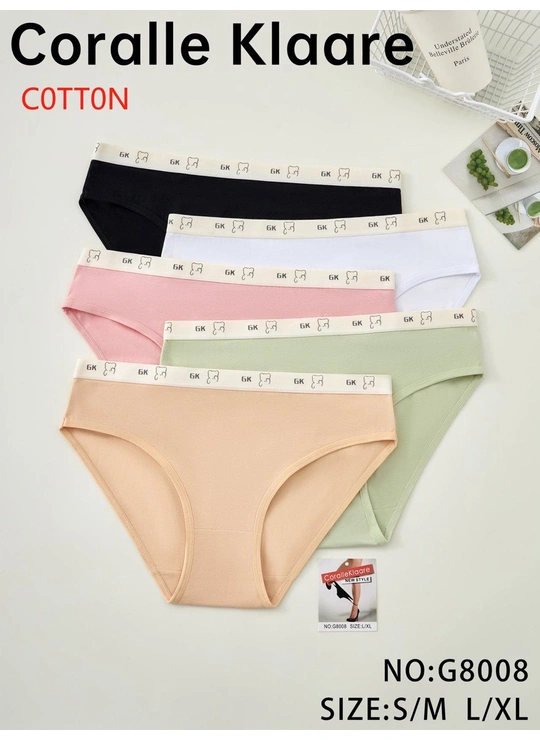 НормаЖенские трусики хлопковые Coralle Klaare 8008 2а - женское белье оптом в Dolche Noche