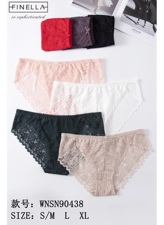 КружевныеКружевные трусики Finella 90438 4в - женское белье оптом в Dolche Noche