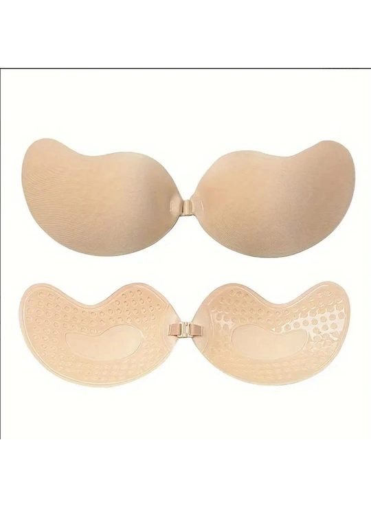 НевидимкиСамоклеющийся бюстгальтер Invisible Bra Push-Up с застежкой спереди 1300 - женское белье оптом в Dolche Noche