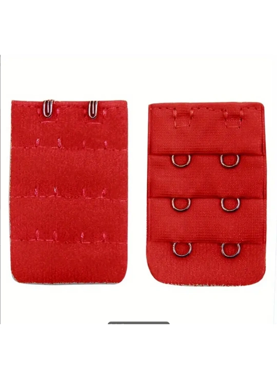 Aксесуари для бюстгалтера Подовжувач для бюстгальтера на 2 гачки 3662 Червоний - жіноча білизна оптом у Dolche Noche