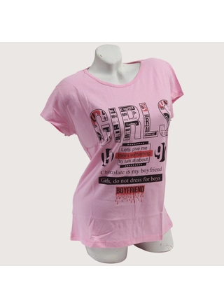 Фото ottodix Жіноча футболка Ottodix 1004 Рожевий (23243) – Футболки, колір <color>, ціна 74.01<currency>