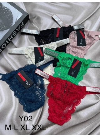 Фото HONS Трусы женские HONS Y02 7в (19325) – Стринги, цвет <color>, цена 38.06<currency>