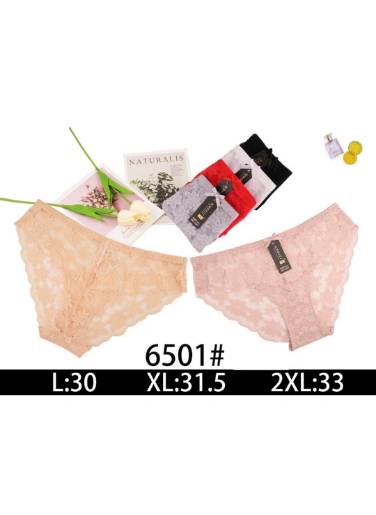 КружевныеЖенские кружевные трусики Nadizi 6501# 6с - женское белье оптом в Dolche Noche