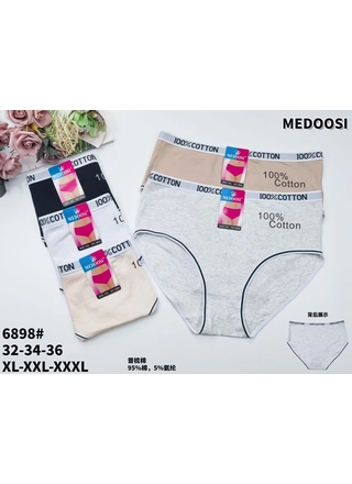 Фото MEDOOSI Жіночі трусики MEDOOSI 6898   13с (22980) – Батальні розміри, колір <color>, ціна 43.85<currency>