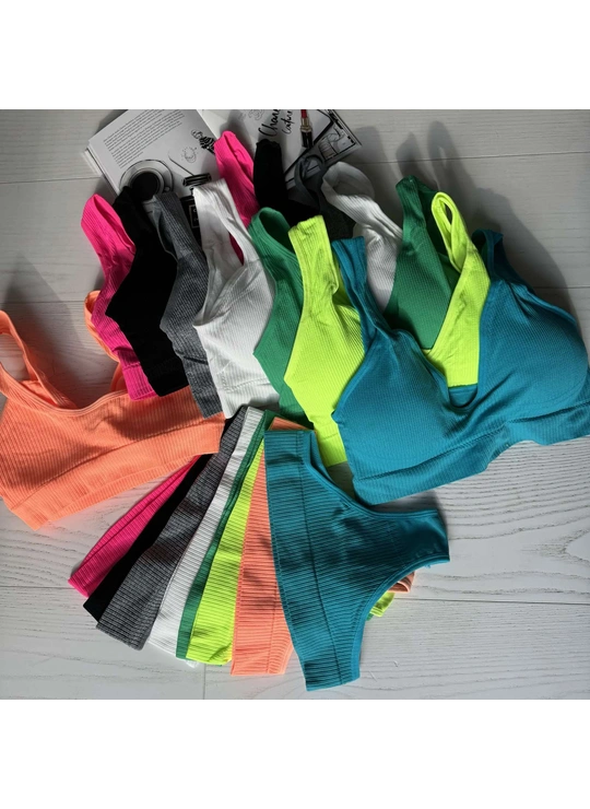 Топ + трусыКомплект Топик-трусики Yadali 6775 - женское белье оптом в Dolche Noche