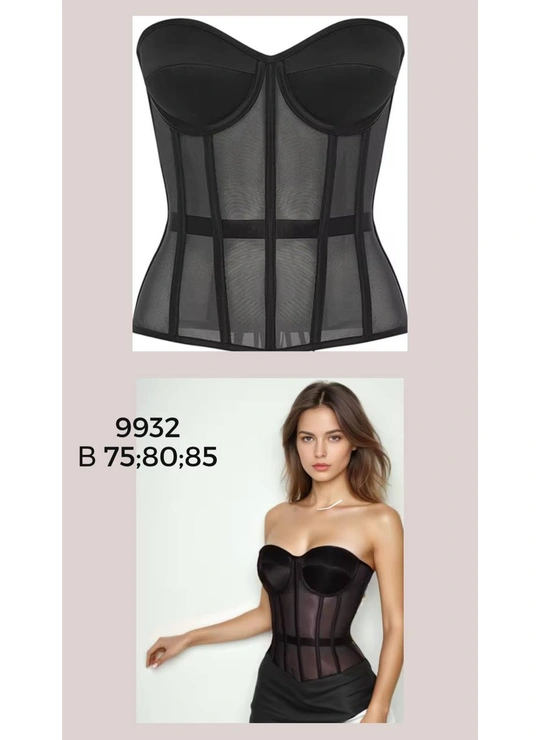 Корсети Корсет жіночий 9932 Чорний - жіноча білизна оптом у Dolche Noche