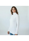 ТермобельеЖенская термо водолазка 2811 (белый цвет, размеры M–XXL) - женское белье оптом в Dolche Noche