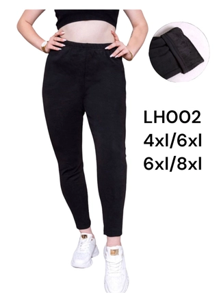 Фото D&A Утепленные женские брюки LH002 (большой размер 4XL–8XL, на флисе) (14582) – Лосины, цвет <color>, цена 160.05<currency>