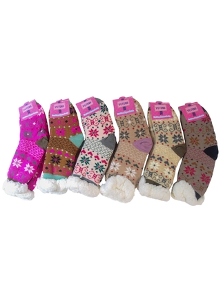 Фото IOOSOO Носки женские теплые YU FENG 927 (22717) – Зима, цвет <color>, цена 85.03<currency>